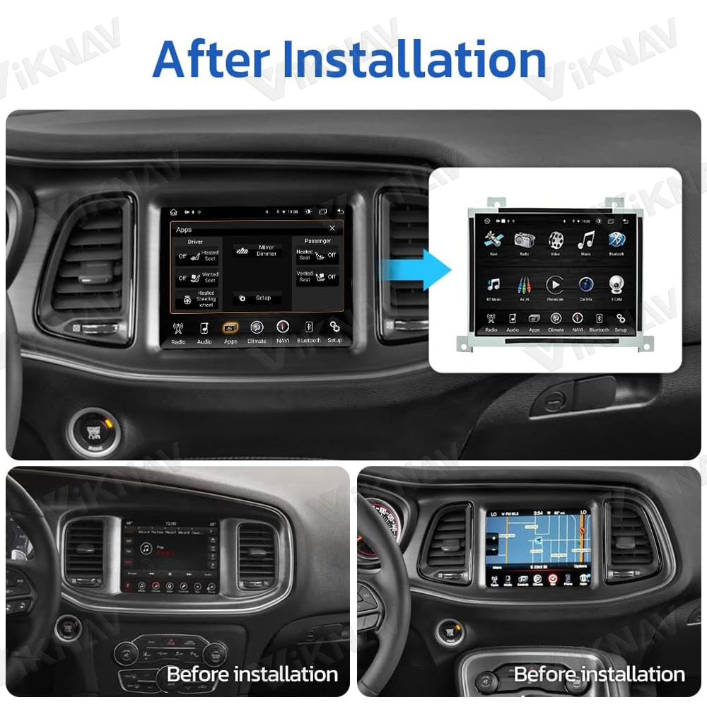 Inch Android Car Radio Upgraded For Dodge Charger Dodge Challenger