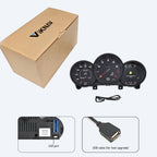Viknav 12.3 Inch Digital Cluster Dashboard For Porsche 987 2005 2006 2007 2008 2009 2010 2011 2012 LCD Digital Instrument Full Screen Upgrade Speedometer Panel Gauges Replacement Cockpit
