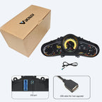Viknav 12.3 Inch Digital Cluster Dashboard For Porsche Cayenne/911 2011 2012 2013 2014 2015 2016 LCD Digital Instrument Full Screen Upgrade Speedometer Panel Gauges Replacement Cockpit