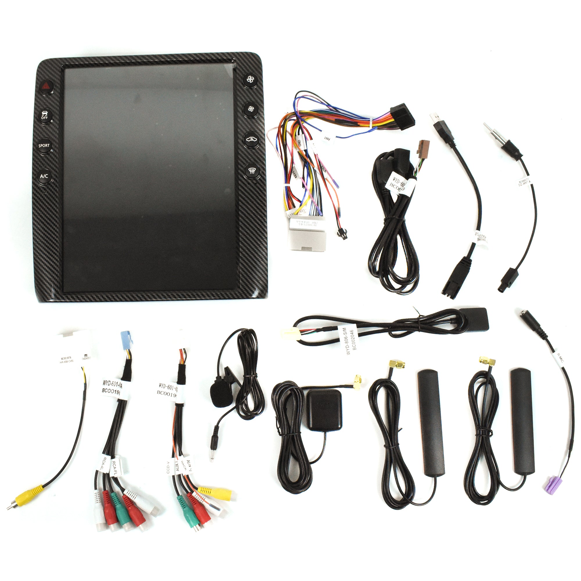 VIKNAV 12.1 Inch Android Car Radio for Dodge Challenger 2008-2014 Auto Stereo Screen Upgrade Wireless Carplay GPS Navigation Multimedia Player Head Unit