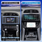 VIKNAV 10.25 Inch Android Car Radio AC Panel For Jaguar XE XEL XF F-PACE 2016-2019 Auto Stereo Screen Upgrade Wireless Carplay GPS Navigation Multimedia Player