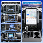 VIKNAV 14.4 Inch Android Car Radio For Ford F150 F250 F450 Raptor 2015-2020 Auto Stereo Screen Upgrade