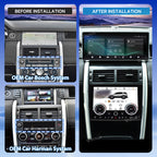 VIKNAV 12.3 Inch Android Car Radio AC panel For Land Rover Discovery Sport L550 2015-2019 Auto Stereo Screen Upgrade Wireless Carplay GPS Navigation Multimedia Player