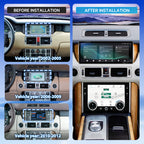VIKNAV 12.3 Inch Android Car Radio And AC Panel For Land Rover Range Rover V8 L322 2002-2012 Auto Stereo Screen Upgrade