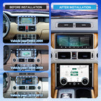 VIKNAV 10.25 Inch Android Car Radio And AC Panel For Land Rover Range Rover V8 L322 2002-2012 Auto Stereo Screen Upgrade