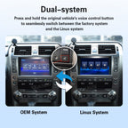 VIKNAV Wireless CarPlay Android Auto Decoder Linux Interface Box Upgrade for Lexus GX 2009–2023