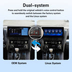 VIKNAV Wireless CarPlay Android Auto Decoder Linux Interface Box Upgrade for Lexus LM 2020-2023