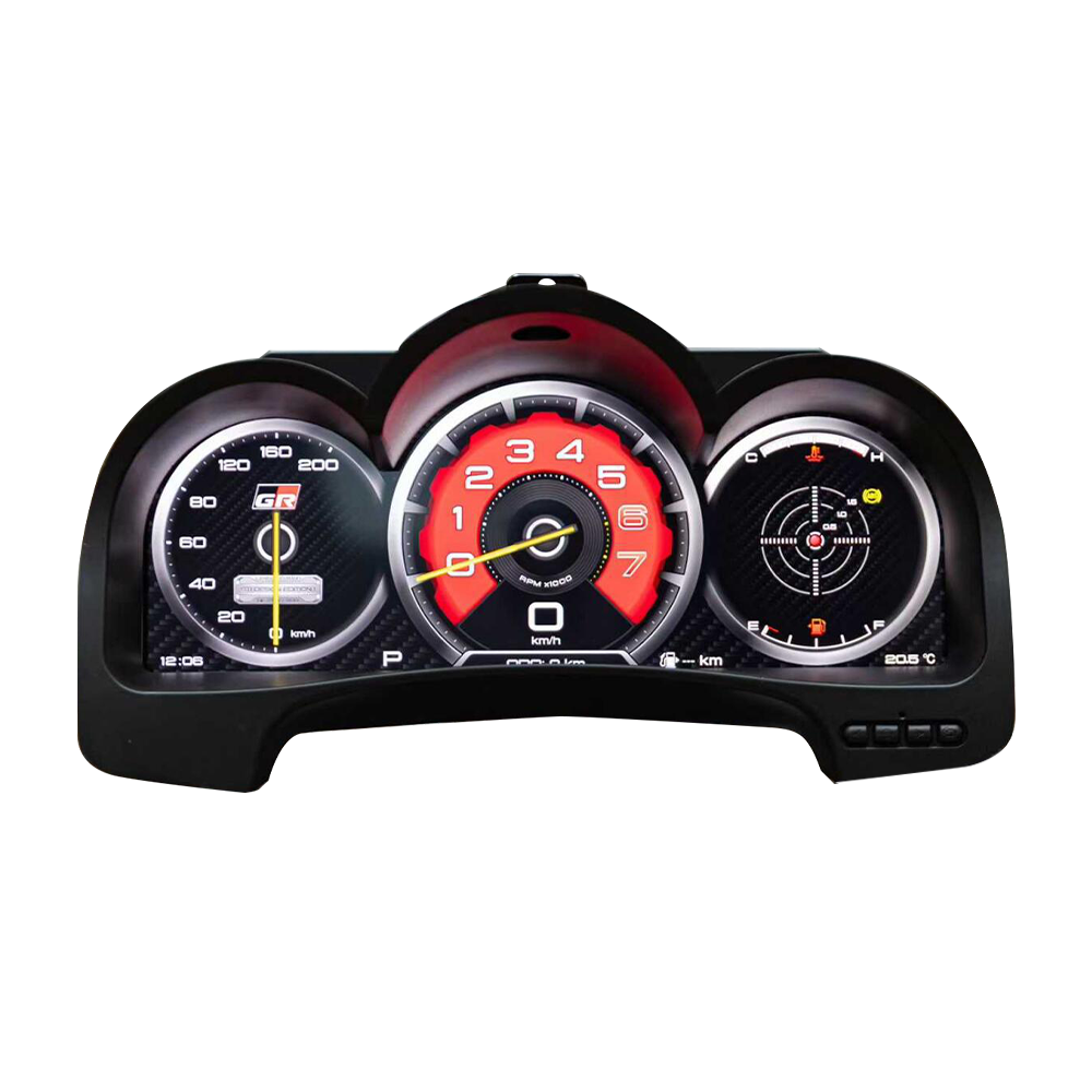 Viknav 13 inch Digital Gauge Cluster for Toyota Fortuner/Hilux/Vigo 2005-2015 LCD Car Digital Speedometer Dashboard Panel