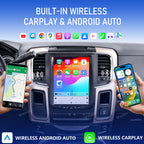 VIKNAV 10.4 Inch Android Car Radio For Dodge Ram 1500 2013-2018 Auto Stereo Screen Upgrade