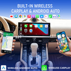 VIKNAV 12.3 Inch Android Car Radio for Porsche Cayenne 2011 2012 2013 2014 2015 2016 2017 Auto Stereo Screen Upgrade Wireless Carplay GPS Navigation Multimedia Player Head Unit