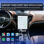 VIKNAV 12.3 Inch Touch Screen Android System Car Radio For Maserati Ghibli 2014-2019 Wireless Apple Carplay Multimedia Player GPS Navigation Head Unit