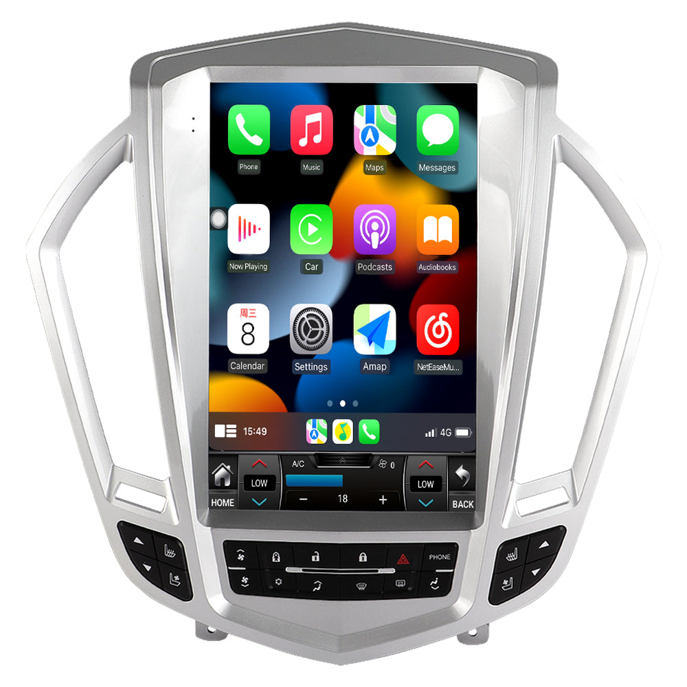 VIKNAV 12.1 Inch Android Car Radio For Cadillac ATS CTS SRX Escalade 2008-2013 Auto Stereo Screen Upgrade Wireless Carplay GPS Navigation Multimedia Player