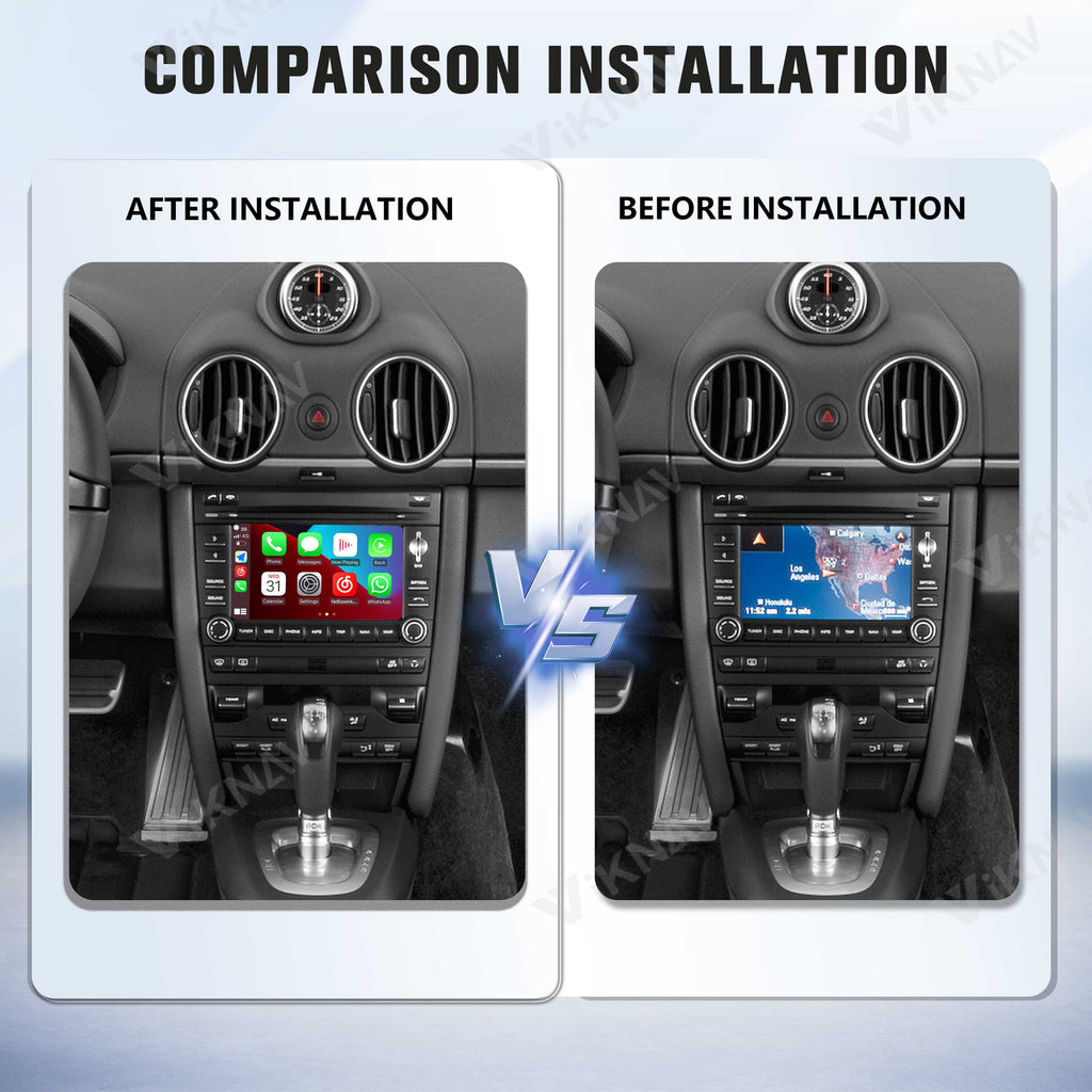 Viknav Linux System Wireless Carplay Android Auto Decoder Box for Porsche Cayman PCM 3.1 2010-2016 Upgrade Interface Autolink Airplay Decoding Box