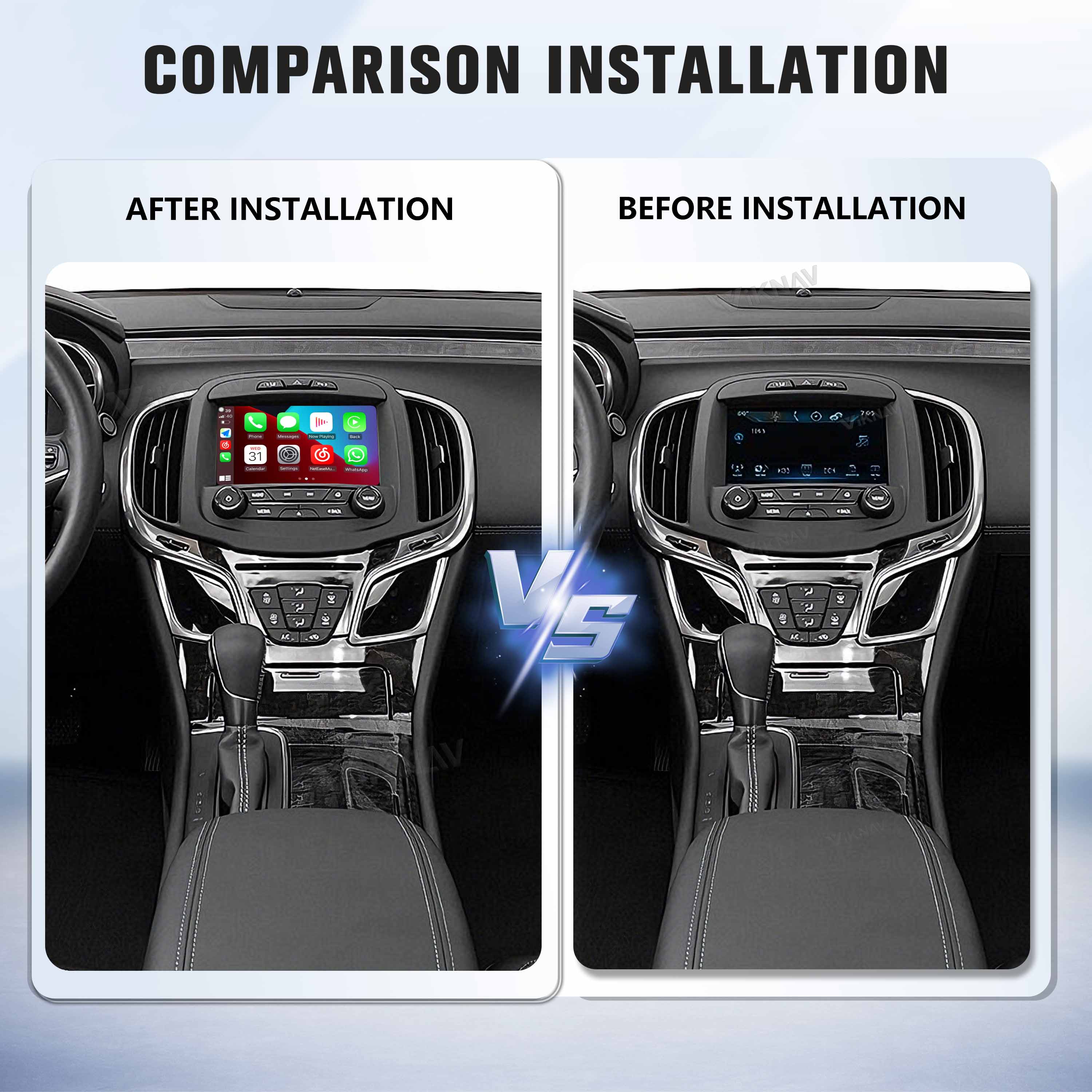 Viknav Linux System Decoder Box For Buick LaCrosse 2013-2016 OEM Harman System Upgrade Interface Wireless Carplay Android Auto Decoder Box Autolink Airplay
