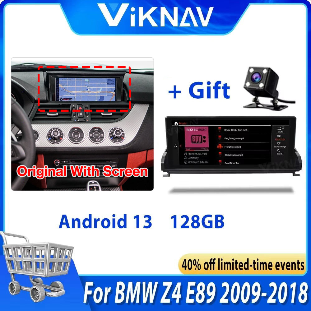 VIKNAV 10.25 Inch Android Car Radio for BMW Z4 E89 2009-2018 Auto Stereo Screen Upgrade Wireless Carplay GPS Navigation Multimedia Player Head Unit