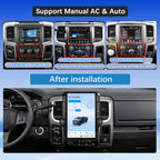 VIKNAV 14.4 Inch Android Car Radio For Dodge Ram 1500 2013-2018 Auto Stereo Screen Upgrade