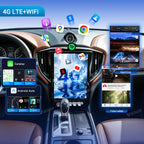VIKNAV 12.3 Inch Touch Screen Android System Car Radio For Maserati Ghibli 2014-2019 Wireless Apple Carplay Multimedia Player GPS Navigation Head Unit