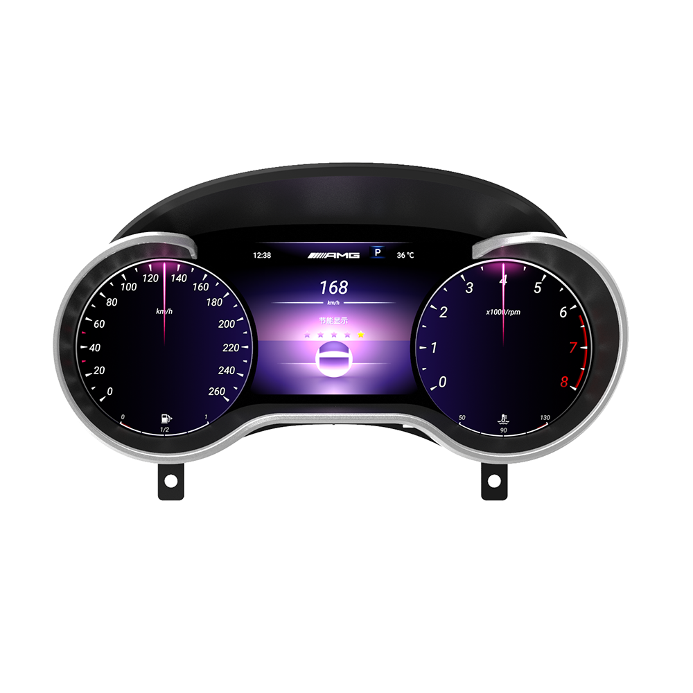 Viknav 12.3 Inch Digital Cluster Dashboard For Mercedes Benz G-Class GLE 2013-2019 NTC 5.0 LCD Digital Instrument Full Screen Upgrade Speedometer Panel Gauges Replacement Cockpit