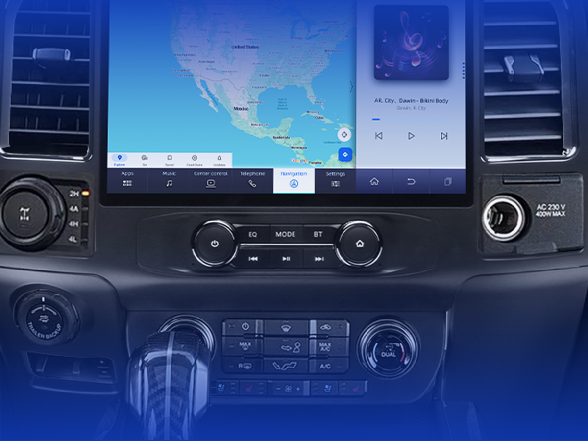 OEM air conditioning panel