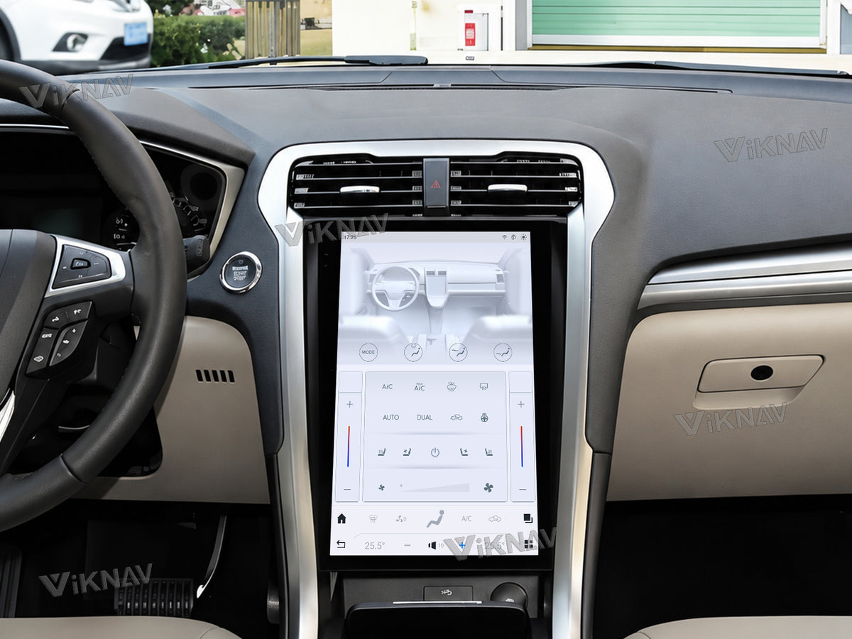 Touch screen controlled air conditioning