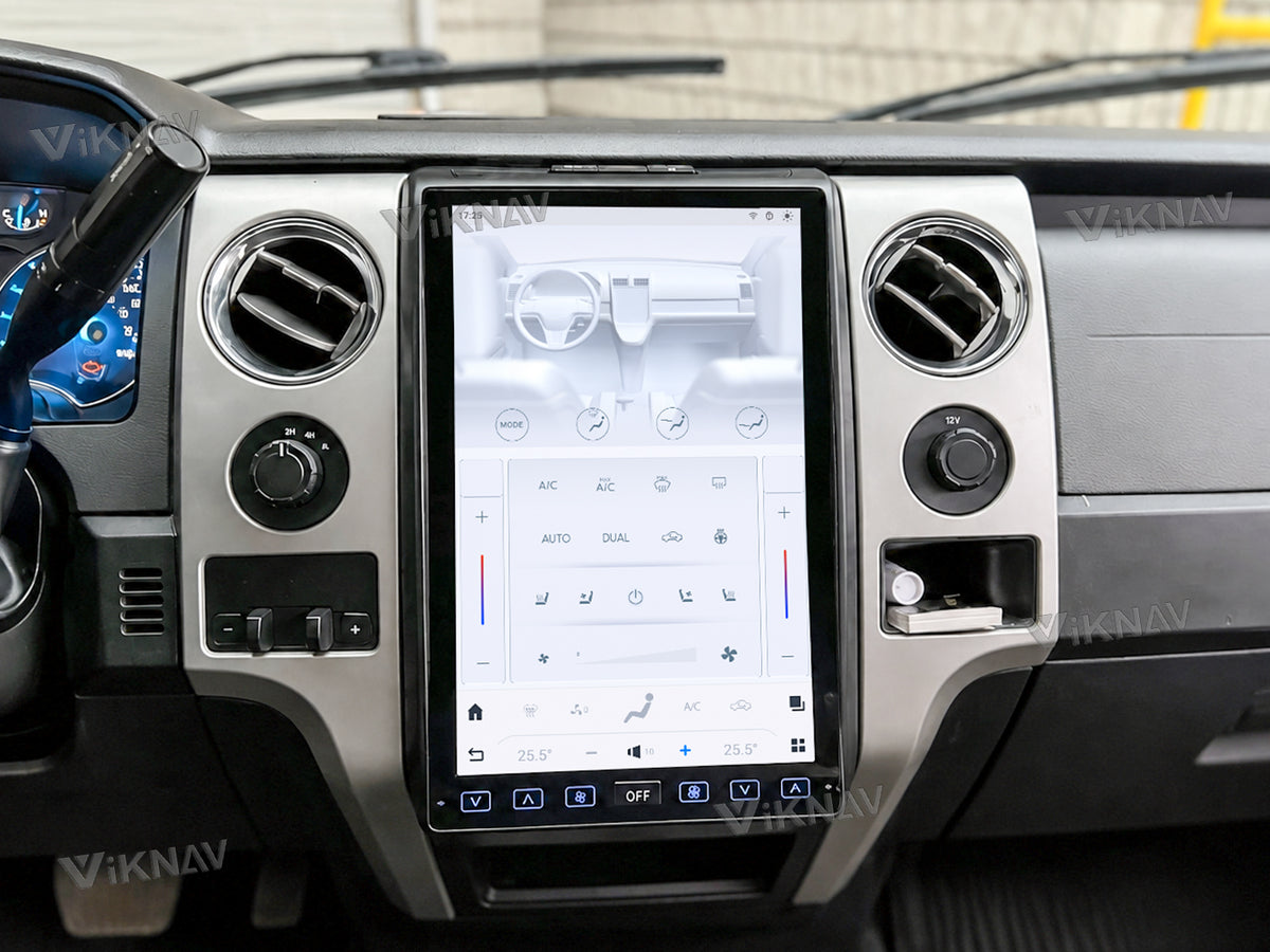 Touch screen controlled air conditioning