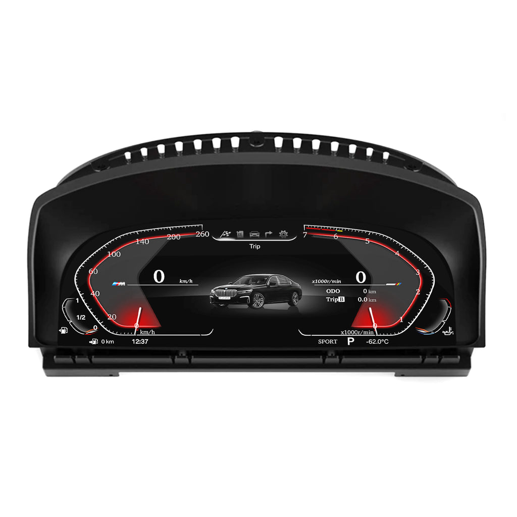 Viknav 12.3 inch Digital Gauge Cluster for BMW 7 Series E65 E66 2004-2008 LCD Car Digital Speedometer Dashboard Panel