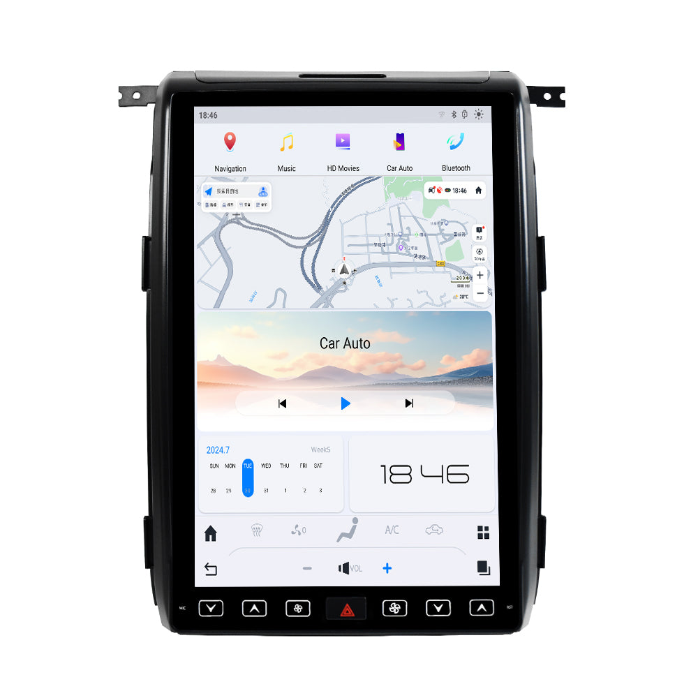 VIKNAV 14.4 Inch Android Car Radio For Ford F150 F250 F450 Raptor 2013-2014 Auto Stereo Screen Upgrade