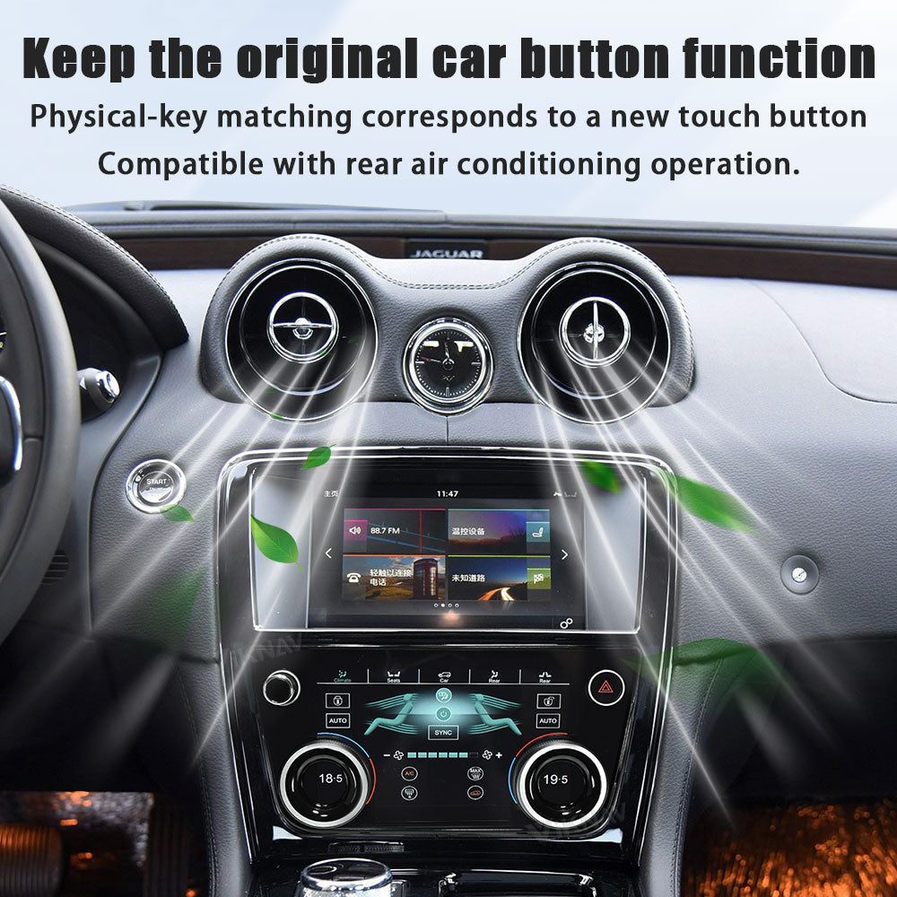 Viknav 7 inch Touch Screen car Climate Control Replacement for Jaguar XJ XJL 2009-2018 Full Touch Screen air Conditioning Screen Board