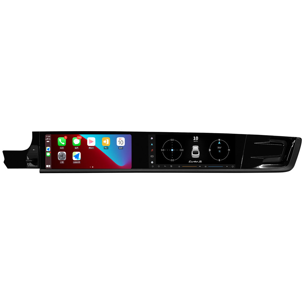 VIKNAV Dual 12.3 Inch Android Car Radio for Porsche Panamera 2017 2018 2019 2020 2021 2022 2023 Auto Stereo Screen Upgrade Wireless Carplay GPS Navigation Multimedia Player Head Unit