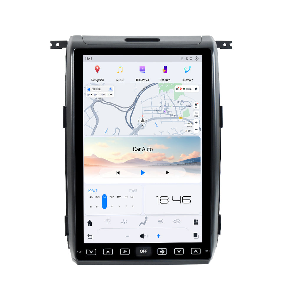 VIKNAV 12.1 Inch Android Car Radio For Ford F150 Raptor 2009-2012 Auto Stereo Screen Upgrade