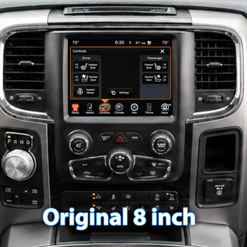 VIKNAV Wireless CarPlay Android Auto Decoder Linux Interface Box Upgrade for Dodge Ram 2013-2018