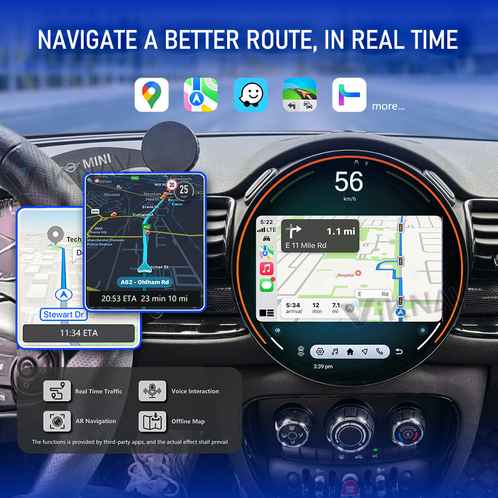 VIKNAV 11.7 Inch Car Radio for BMW Mini Cooper Countryman F60 2017-2023 Android Auto Upgrade Stereo Screen Wireless Carplay GPS Navigation Multimedia Player
