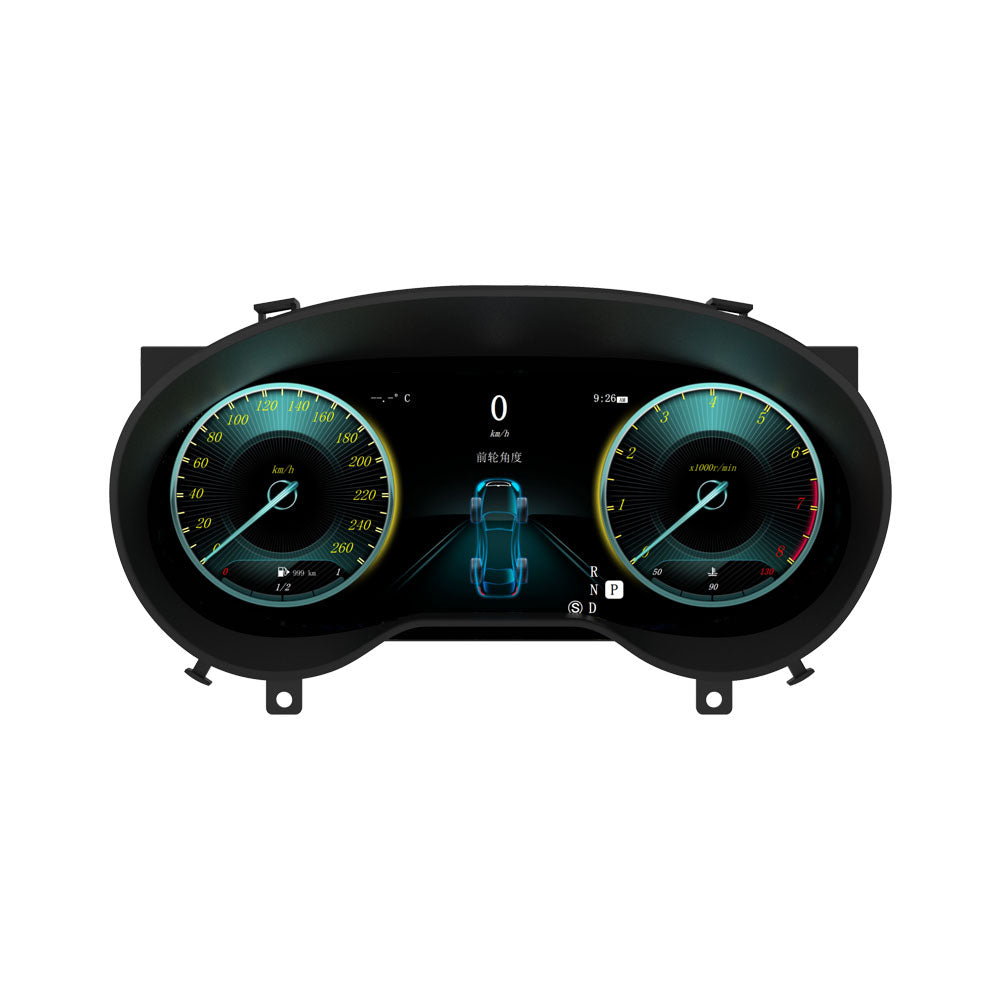 Viknav 12.3 Inch Digital Cluster Dashboard For Mercedes Benz GLA/CLA 2015-2018 LCD Digital Instrument Full Screen Upgrade Speedometer Panel Gauges Replacement Cockpit