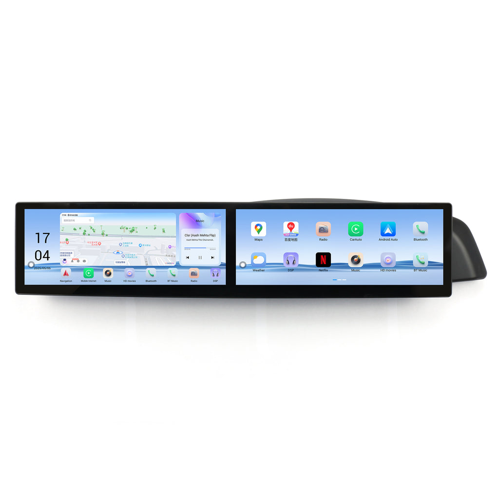 VIKNAV Dual 12.3 Inch Android Car Radio for Toyota 86 Subaru BRZ 2012-2020 Auto Stereo Screen Upgrade Wireless Carplay GPS Navigation Multimedia Player Head Unit