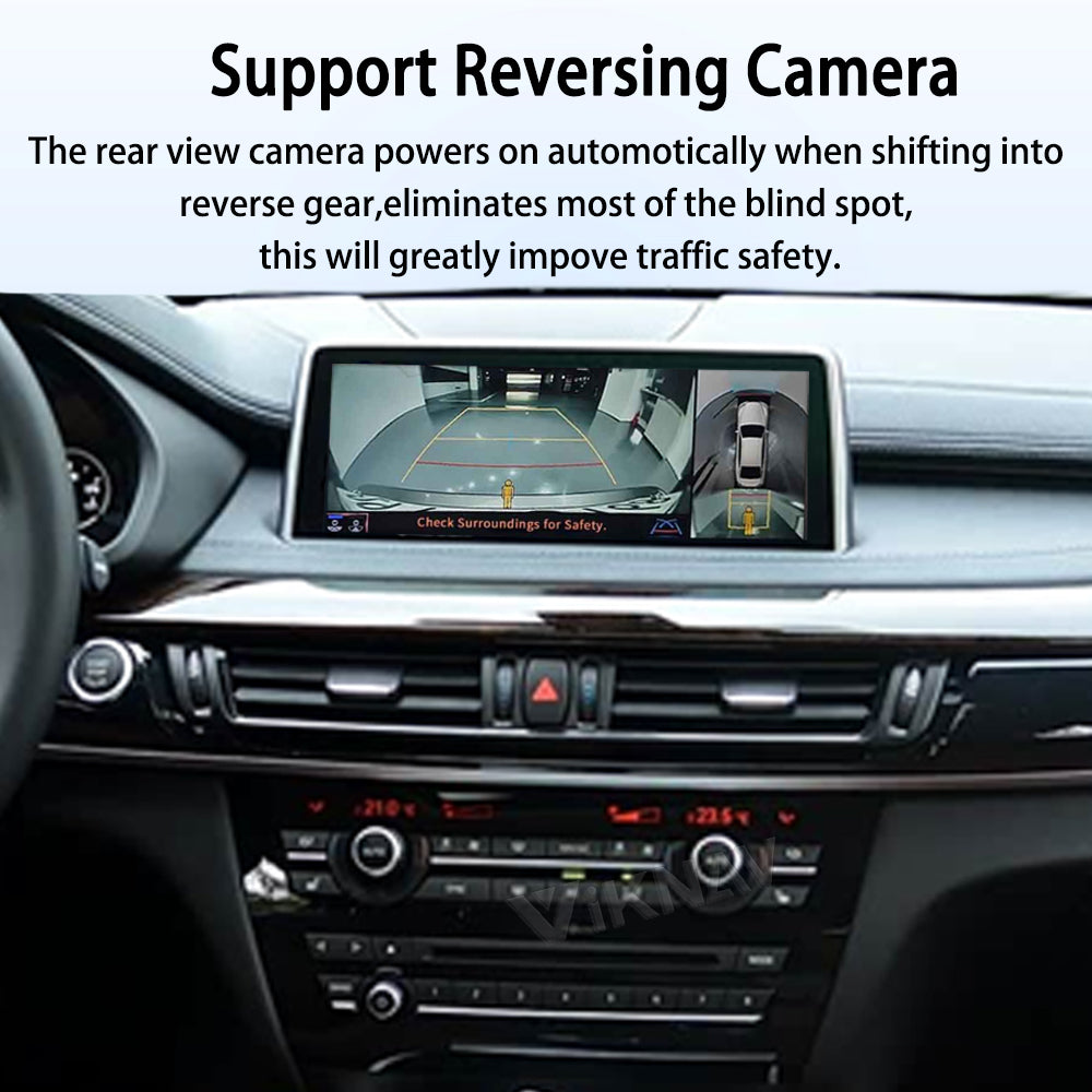 Viknav Linux System Wireless Carplay Android Auto Decoder Box for BMW 1/2/3/4/5/6/7 Series X1/X3/X4/X5/X6/M2/M3/M4/M5/M6/Z4 ＆Mini Series 2005-2020 Upgrade Interface Autolink Airplay Decoding Box