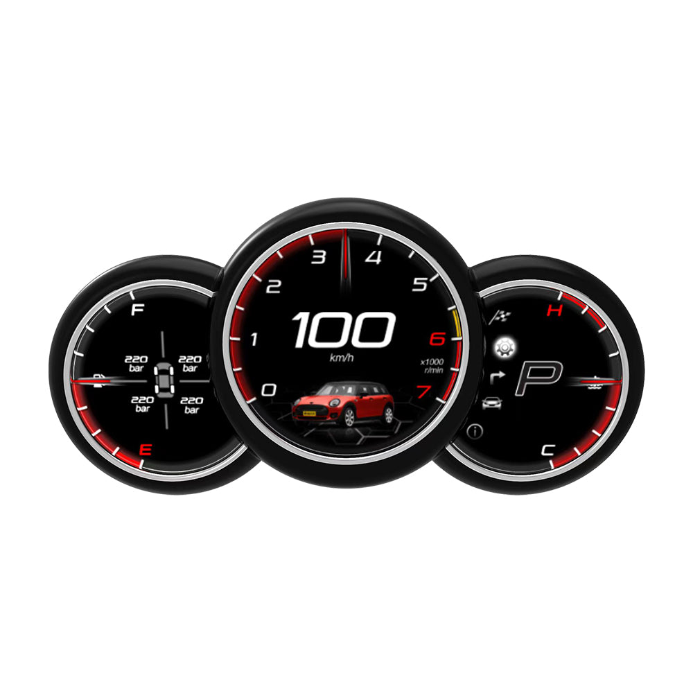 Viknav 9 inch Digital Gauge Cluster for BMW MINI 2014-2023 RHD&LHD LCD Car Digital Speedometer Dashboard Panel