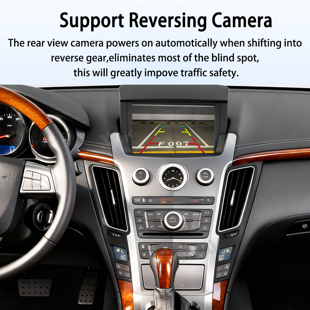 Viknav Linux System Decoder Box For Cadillac CTS 2009-2012 OEM Harman System Upgrade Interface Wireless Carplay Android Auto Decoder Box Autolink Airplay