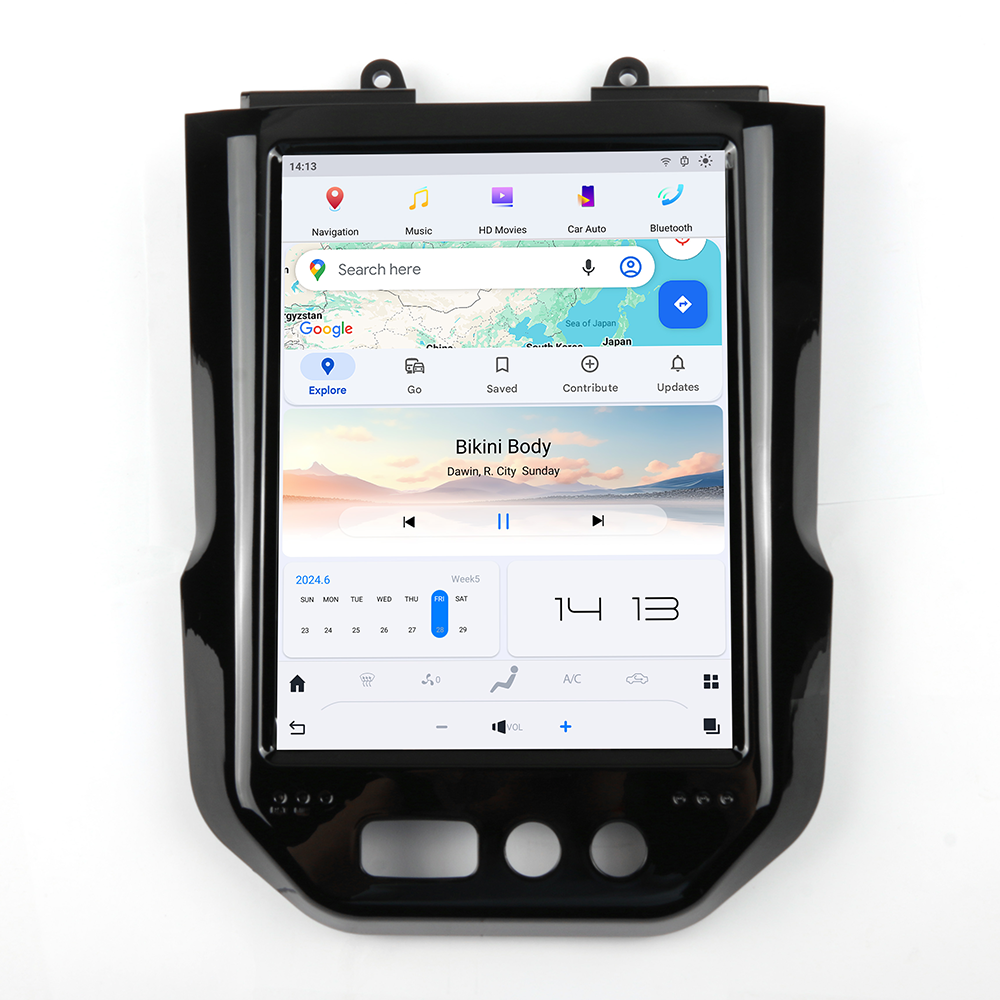 VIKNAV 10.5 Inch Android Car Radio For Maserati GT GranTurismo 2007-2017 Auto Stereo Infotainment System Screen Upgrade (128GB)