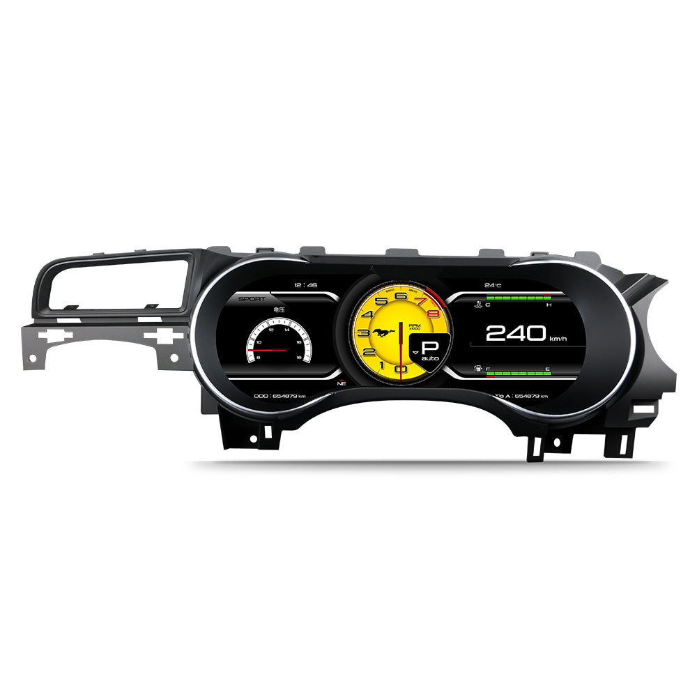 Viknav 15.8 inch Digital Gauge Cluster for Ford Mustang 2015-2023 LCD Car Digital Speedometer Dashboard Panel