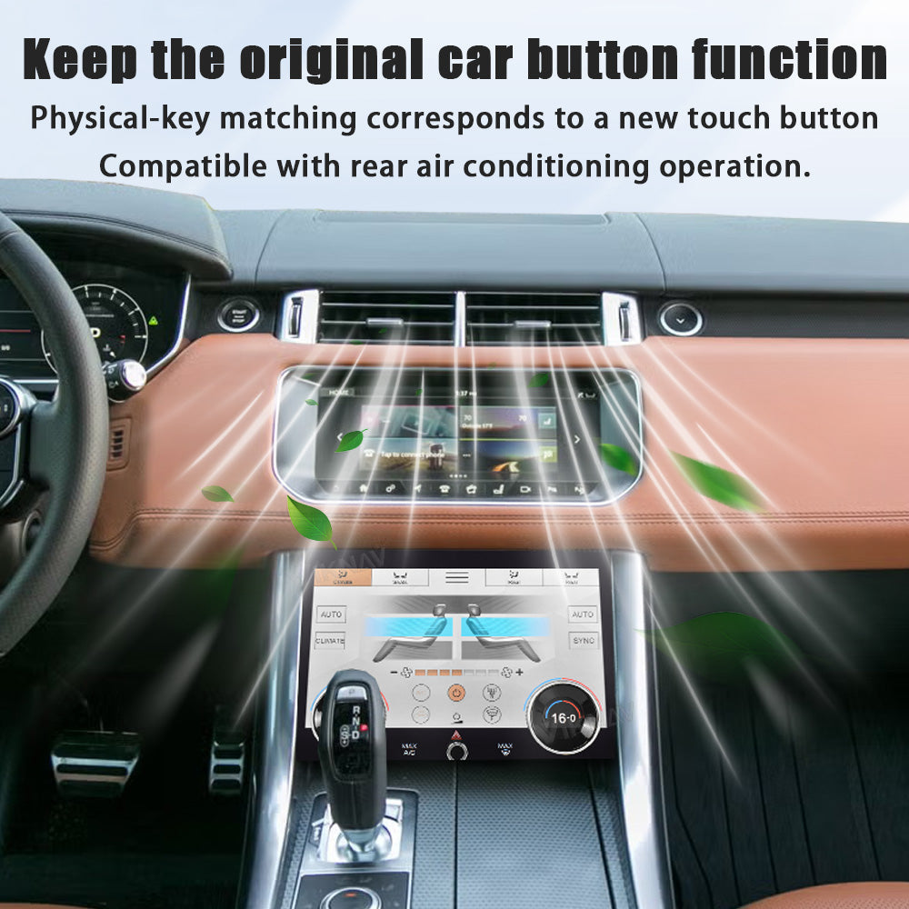 Viknav 10.4 Inch AC Panel Touch Screen For Land Rover Range Rover Sport L494 2013-2017 Digital Display Air Conditioning Switch Climate Control Dashboard