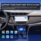VIKNAV 10.25 Inch Android Car Radio for Cadillac XT5 XT6 2016 2017 2018 2019 2020 2021 2022 2023 Auto Stereo Screen Upgrade Wireless Carplay GPS Navigation Multimedia Player With AC Panel