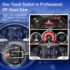 Viknav 13 inch Digital Gauge Cluster for Honda Fit 2014-2020 LCD Car Digital Speedometer Dashboard Panel