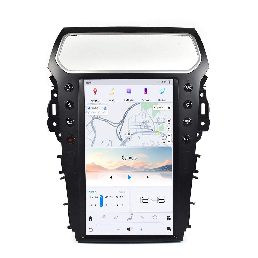 VIKNAV 14.4 Inch Android Car Radio For Ford Explorer 2011-2019 Auto Stereo Screen Upgrade
