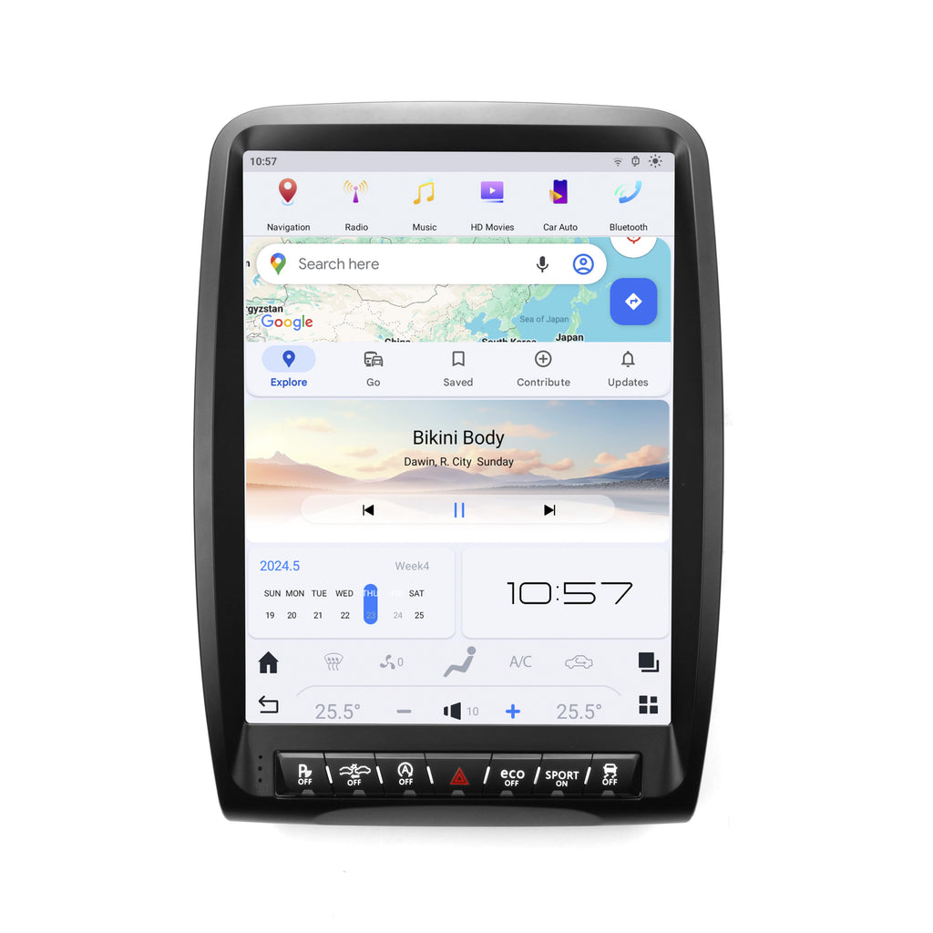 VIKNAV 13.8 Inch Android Radio For Dodge Durango 2014-2016 Android Auto Wirless Carplay GPS Navigation Multimedia Player Autoradio Head Unit