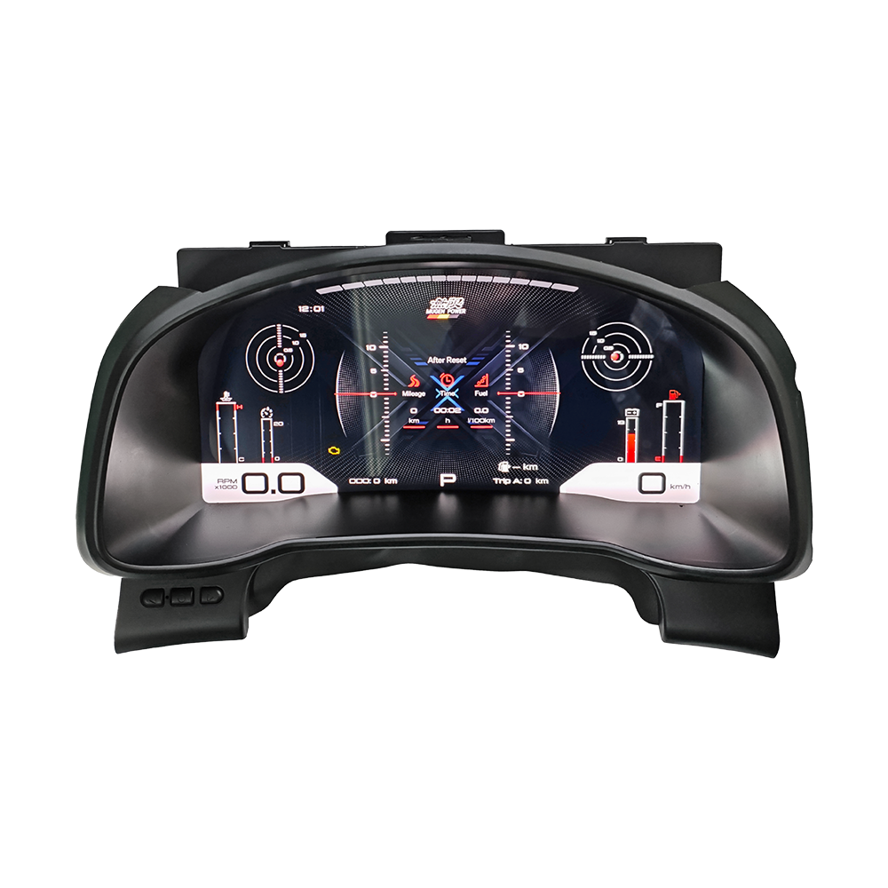 Viknav 13 inch Digital Gauge Cluster for Honda Fit 2014-2020 LCD Car Digital Speedometer Dashboard Panel