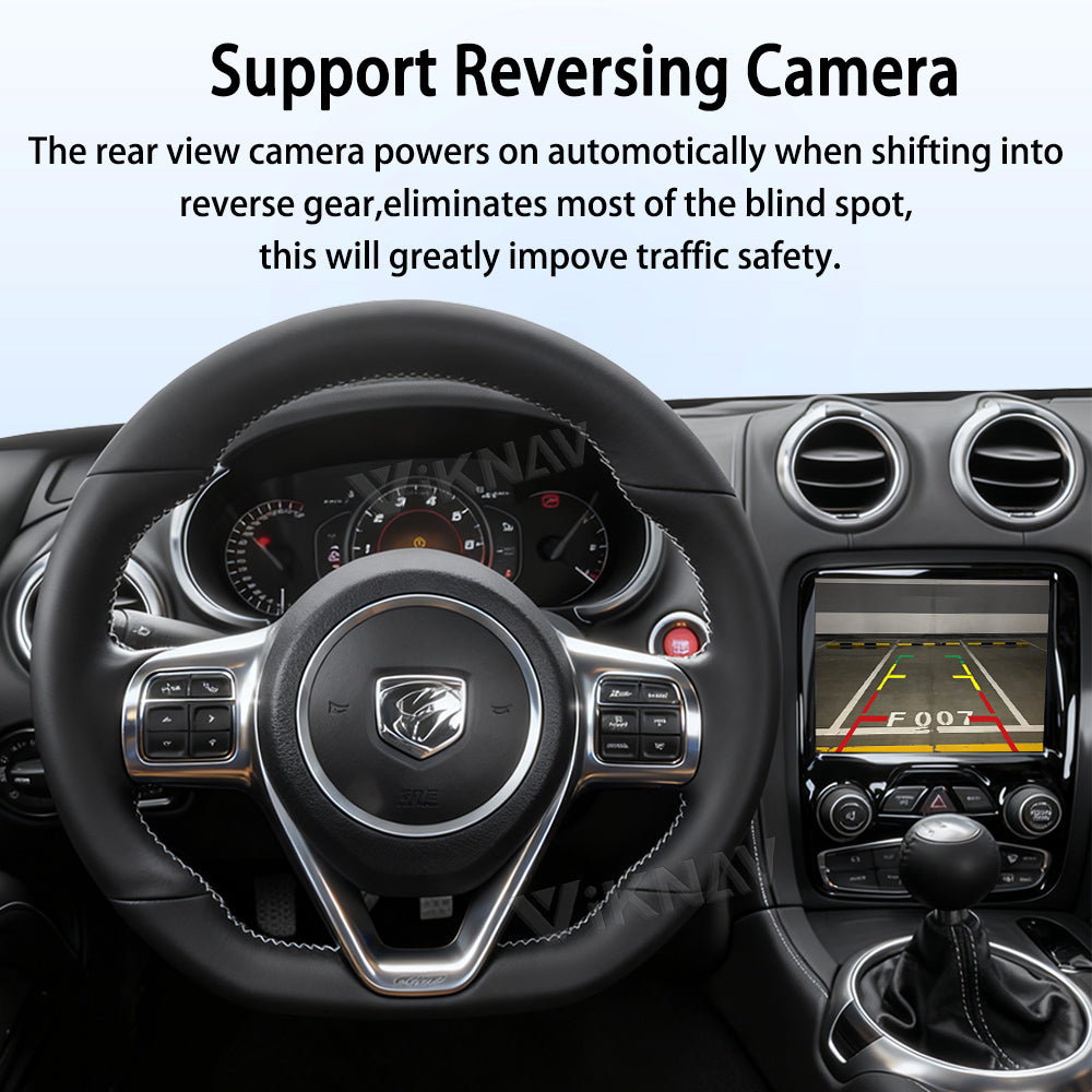 Viknav Linux System Decoder Box For Dodge Viper 2013-2016 OEM Harman System Upgrade Interface Wireless Carplay Android Auto Decoder Box Autolink Airplay（副本）