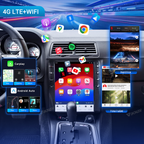 VIKNAV 12.1 Inch Android Car Radio for Dodge Challenger 2008-2014 Auto Stereo Screen Upgrade Wireless Carplay GPS Navigation Multimedia Player Head Unit