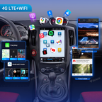 VIKNAV 12.1 Inch Android Car Radio for Nissan 370Z 2008-2018 Auto Stereo Screen Upgrade Wireless Carplay GPS Navigation Multimedia Player LHD and RHD Head Unit