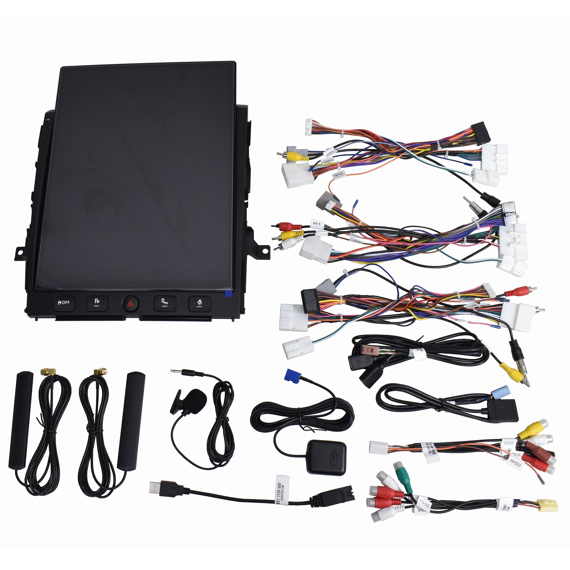 VIKNAV 15.6 Inch Android Car Radio For Nissan Titan 2016-2019 Auto Stereo Infotainment System Screen Upgrade (128GB)