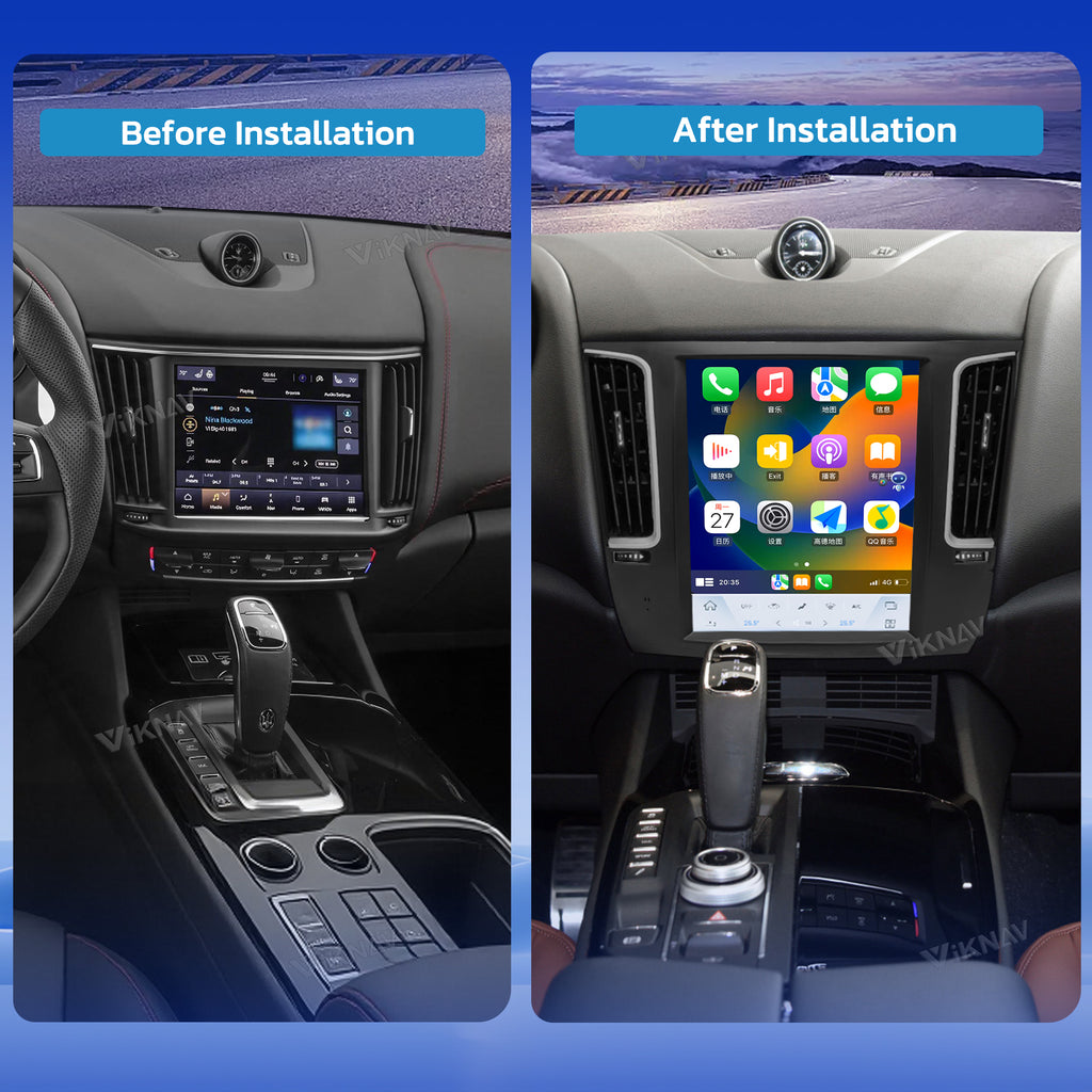 VIKNAV 10.4inch T-Style Touch Screen Car Radio Stereo for Maserati Levante 2015-2021